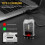 V3 Keychain EDC Portable Flashlight 900LM Type-C Rechargeable with Magnetic Tailcap  Work Light for Camping-B 8