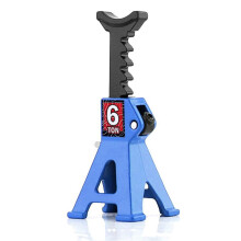 Para 1/24 SCX24 FCX24 RC Car Jack Stand Par Rack ReparacióN Soporte Protector Adaptador NeumáTico Cambio Juguete Elevador, Azul