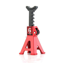 Para 1/24 SCX24 FCX24 RC Car Jack Stand Par Rack ReparaçãO Protective Stand Adapter Tire Change Toy Lift, Vermelho