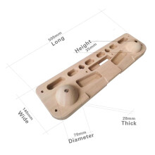 Wooden Training Board/Rock Climbing Fingerboard/Sports Fitness Trainer Rock Climbing Trainer Equipment Building Core