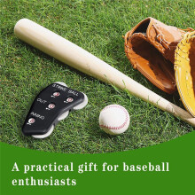 4 Wheel Baseball Umpire Clicker-Umpire Indicator Gear-Practical Baseball Counter Clicker for Scorekeeper Recording Outs