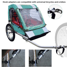 Adaptador de Embrague para Remolque de Bicicleta, Enganche de Acero, Cochecito para Mascotas, Acoplador Universal, Conector de Remolque PortáTil para