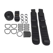 Plaque ArrièRe de PlongéE Sous-Marine DIR Harnais Support BCD Ensemble de Sangles D'Entrejambe Ceinture de Poids Accessoires de PlongéE Noir