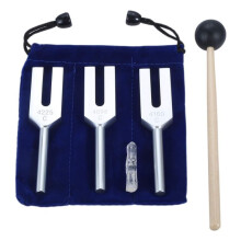 Stimmgabeln-Set 4096 Hz 4160 Hz 4225 Hz für Klangheilung, Musikinstrument, Klangvibrationswerkzeuge, C