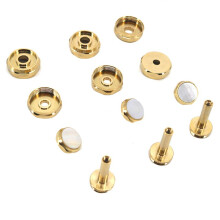 12 PièCes Petit Bouton Trompette Piston Boucle en Laiton Portable Trompette Musicale Outil Instrument Accessoires