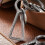 Titanium Carabiner Keychain Clip,Double-End Quick Release Hook,Key Holder with Titanium Key Ring 9