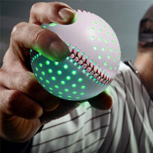 Light  Baseball,9 Inch Glow in the Dark Baseball,Night Throwing Practice Baseball for Family Sports Entertainment