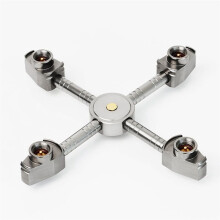 Adaptador de Estufa para Acampar Al Aire Libre, 1 una 4 Salidas, Herramienta para Tanque de Gas, Conector Convertidor de Horno de Campamento con 4