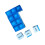 12Pcs Powdered Pool Cue Pool Table Chalk Essential Pool Cue Holder & Durable Snooker Chalk 1