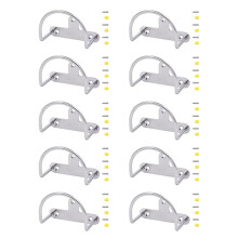 10PCS U Style Swimming Pool Tool Cleaning Accessory Holder for Pool Rakes, Skimmers & , Pool Maintenance Kit