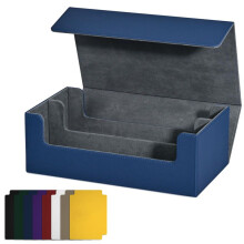 Caixa de Armazenamento de CartõEs para Cartas ColecionáVeis, Estojo de Baralho de Cartas, Porta-CartõEs com Fecho MagnéTico para Cartas de Jogo