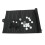 Roll  Backgammon Set BäRbara ResebräDspelsset för Vuxna och Barn Vikbar PU Classic Chess Board Roll- 4