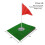 Portable  Putting Training Mat Training Aid Beginner Indoor Outdoor Practice for Home Office 7