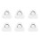 6PCS D-Ring Patch for Inflatable Boat Kayak Dinghy , D-Ring PVC Patch Stand- Paddleboard Canoe Rafting White 1