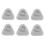 6PCS D-Ring Patch for Inflatable Boat Kayak Dinghy , D-Ring PVC Patch Stand- Paddleboard Canoe Rafting Gray 1