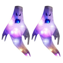 Halloween-Requisiten für die Dekoration Des Veranstaltungsorts, Geister-Fan, LED-Leucht-Geisteranhänger, Hängende Dekoration, A