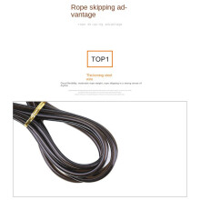 Cuerda para Saltar con Peso, Entrenamiento Físico, Yoga, Ejercicio, Rodamiento de Alambre, Cuerda para Saltar, Negro y Rojo