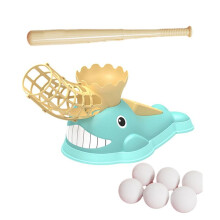 Children'S Footsteps Ejection Training Baseball Set Parent-Child Indoor&Outdoor Sports Automatic Baseball Launcher