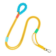 Corda de Tração para Animais de Estimação Corda de Tração Ajustável Multifuncional À Prova de Explosão Crossbody P Corda Amarela