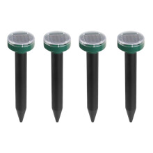 4Pcs Mole Repeller Solar Driving Away Vole Gopher Snake for Home Outdoor Lawn Yard Garden Eco-Friendly Tools