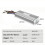 Electric Bike Controller 50A 48V/52V 18 Tube Ebike Square Wave Controller for Ebike Motor Conversion for KT LCD Display 10