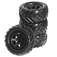 1set/4pcs RC Car Upgrade Tire Kit for 1/16 Traxxas1/16E-Revo RC Car Upgrade Parts 90mm