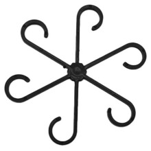 Reusable Plant Stem Folding Frame Gardening Tools Stakeless Vine Stand Plant Stem Support Black