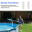 Acoplamento Do Conector Do Adaptador de Mangueira de Piscina, Adaptador de Mangueira de Vácuo de Piscina de 1-1/2 Polegadas ou 1-1/4 Polegadas, para 7