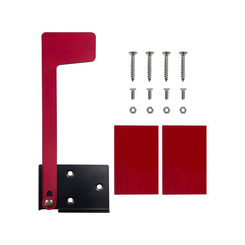 Mailbox Flag Replacement Kit, Red Plastic Mailbox Flag, Required, Fits Wall And Post Mount Mailboxes 4711066112236