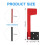 Mailbox Flag Replacement Kit, Red Plastic Mailbox Flag, Required, Fits Wall and Post Mount Mailboxes 6