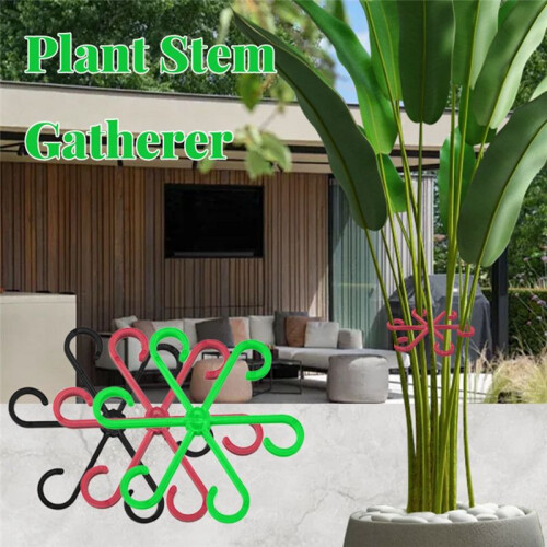 Reusable Plant Stem Folding Frame Gardening Tools Stakeless Vine Stand Plant Stem Support Red 1