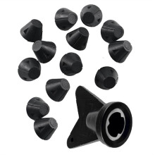 12 PCS Football Shoe Replacement Spikes Football Shoe Studs Spikes for 5MM Threaded Football Shoe 16mm