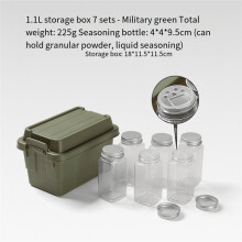 Outdoor Storage Box Camping Travel Hiking Barbecue Barbecue Car Trunk Storage Box,Green