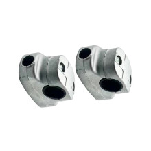 Handle Bracket Clamp Aluminum 26/28mm Clamps Set for Grass Trimmer Brush Cutter Lawn Mower Part 60x90mm Spare Part