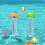 Fish Pool Thermometer Floating Water Temperature Tester for Spa Pond Indoor Pools Orange 7