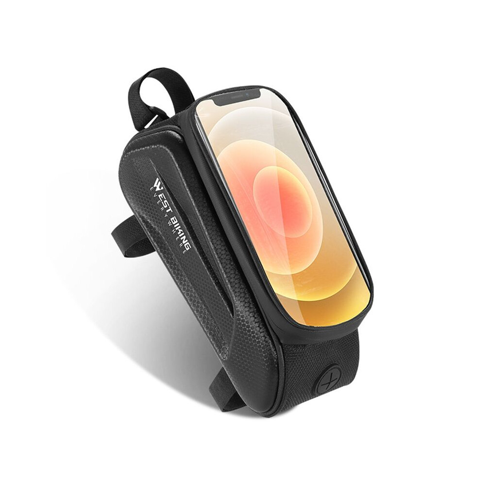 Photos - Bike Bag Jojomino WEST BIKING  Front Phone Bicycle Bag Waterproof Touch Screen Saddle Package Top Tube Frame Pouch for MTB and Road Bi 