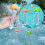 Fish Pool Thermometer Floating Water Temperature Tester for Spa Pond Indoor Pools Orange 9