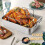 Rectangular Chicken Roasting Pan Non-Stick Grill Household Cooking Roasting Pan 6