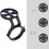 Bike Handlebar Speedometer Holder,Stopwatch Code Table Base,Aluminum Alloy Extension Bracket for Bicycle Watch 5