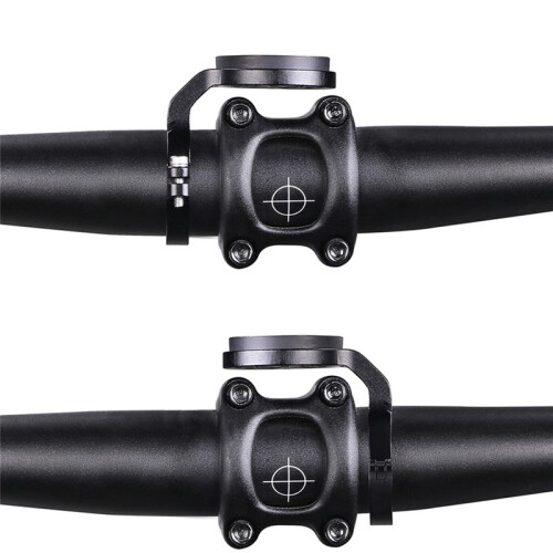 Bike Handlebar Speedometer Holder,Stopwatch Code Table Base,Aluminum Alloy Extension Bracket for Bicycle Watch 1