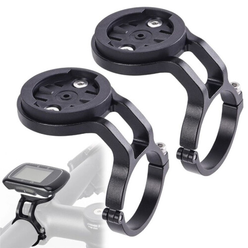 Bike Handlebar Speedometer Holder,Stopwatch Code Table Base,Aluminum Alloy Extension Bracket for Bicycle Watch 2