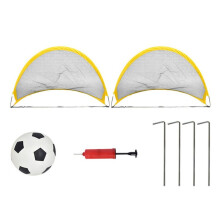 Foldable Soccer Goal Toy 65cm Large Size Portable Soccer Net for Kids Outdoor Sports Toy with Soccer