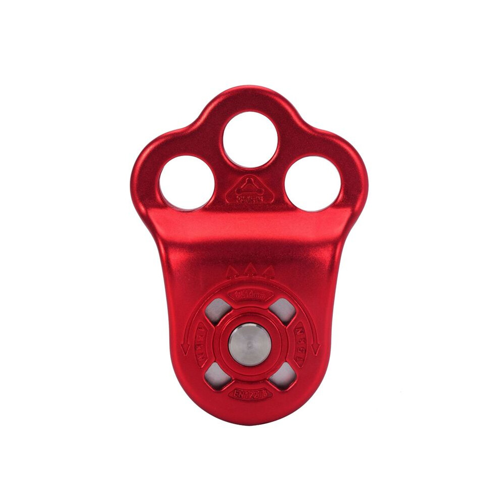 Rock Climbing Pulley 3 Holes Aluminum Alloy Climbing Bearing For Mountaineering Rappelling Aerial Work Exercises,A 6033932691804
