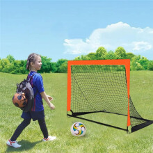 Bolsa de Futebol Infantil Preta Portátil Dobrável para Treinamento Móvel
