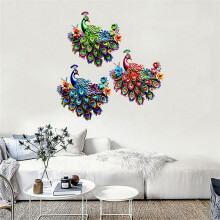 12in Metal Wall Art Decor, Metal Outdoor Wall Decor, Patio Wall Fence Garden Home Kitchen Decor