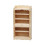 Miniature Classic Wood Bookcase Unfinished Wood Display 1