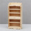 Miniature Classic Wood Bookcase Unfinished Wood Display 2