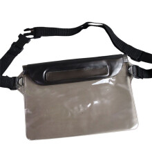 Zwarte Waterdichte Tas voor Mobiele Telefoon Crossbody Zwemmen Waterdichte Buitenafdichting