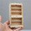 Miniature Classic Wood Bookcase Unfinished Wood Display 4