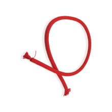 2pcs Magic Trick Rope Magic Tricks Stiff Rope Comedy Stage Magic Soft Rope Trick (Red)